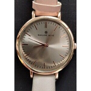 SAILOR JANE WATCH WOMEN'S 32mm CASE TWO TONE BAND QUARTZ ANALOG.
